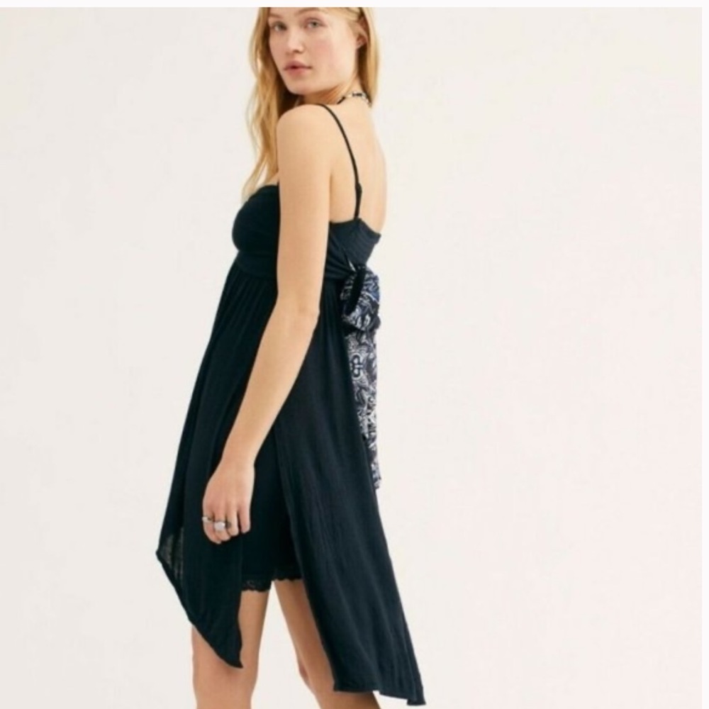 Free People Side Swept Tunic Open Dress